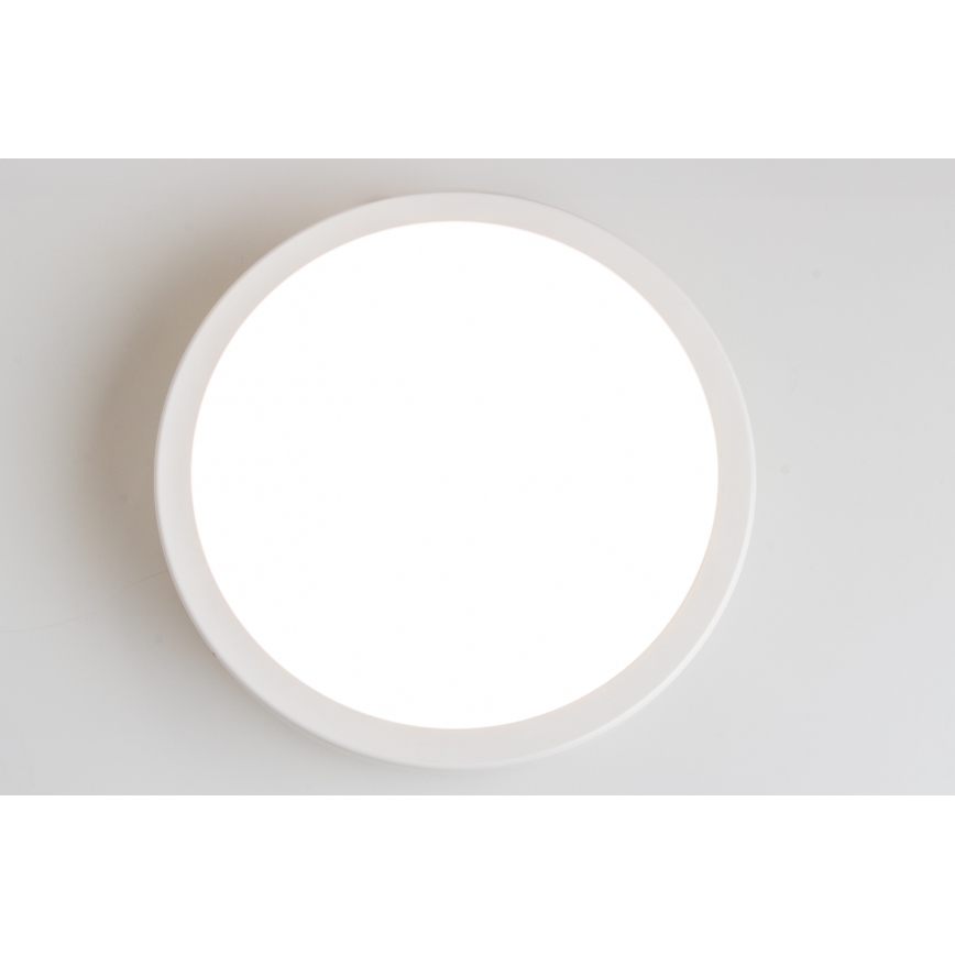 Brilagi - Φωτιστικό οροφής μπάνιου LED PERA LED/18W/230V διάμετρος 22 cm IP65 λευκό