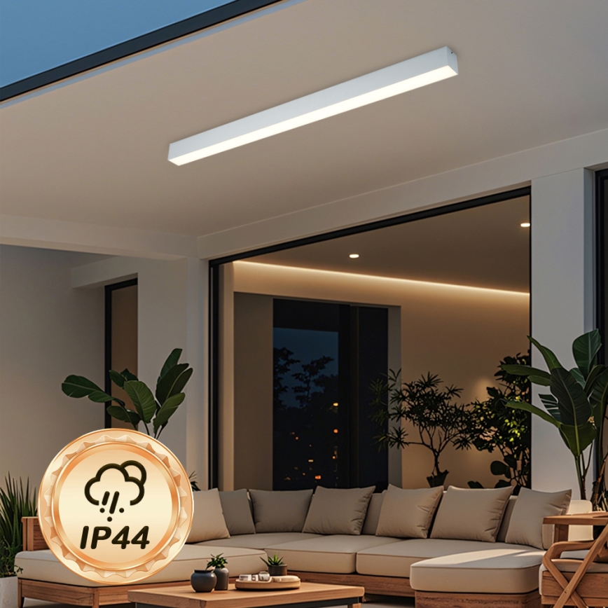 Brilagi - Φωτιστικό οροφής μπάνιου LED SLEEKLINE LED/40W/230V 3000/4500/6000K ασημί IP44