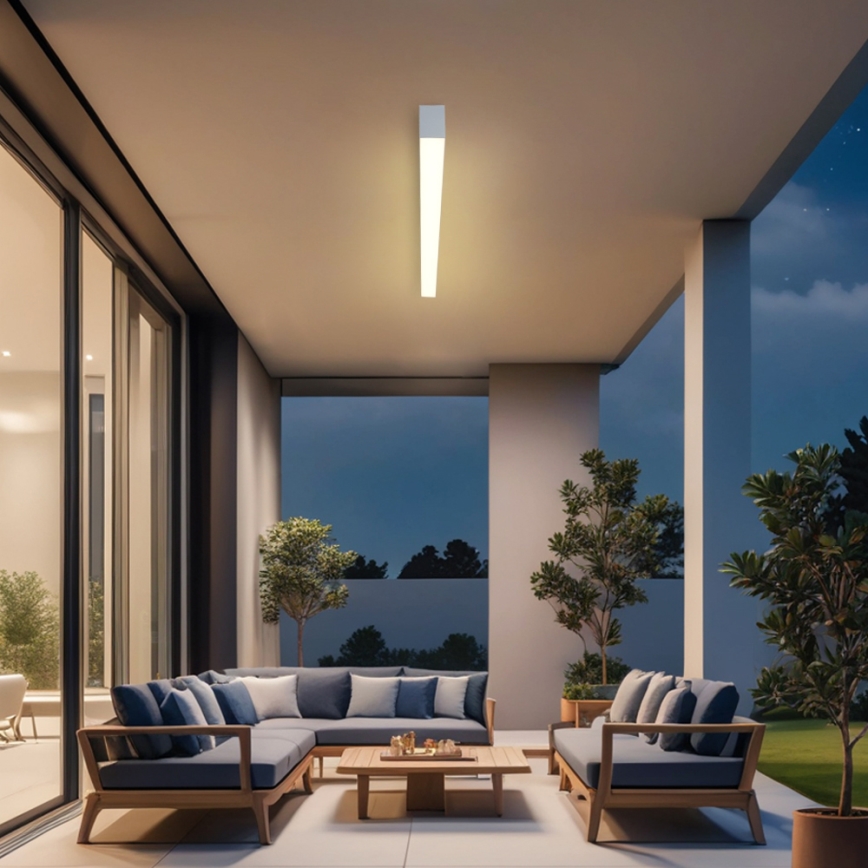 Brilagi - Φωτιστικό οροφής μπάνιου LED SLEEKLINE LED/40W/230V 3000/4500/6000K ασημί IP44