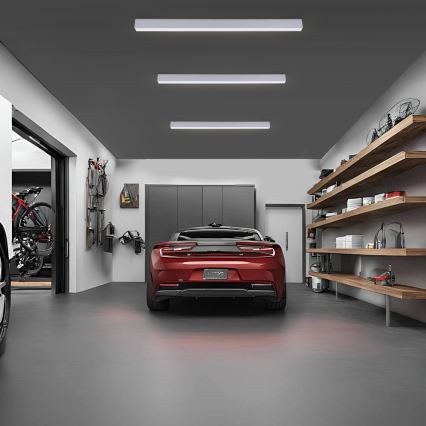 Brilagi - Φωτιστικό οροφής μπάνιου LED SLEEKLINE LED/40W/230V 3000/4500/6000K ασημί IP44