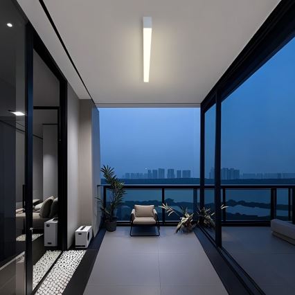 Brilagi - Φωτιστικό οροφής μπάνιου LED SLEEKLINE LED/40W/230V 3000/4500/6000K ασημί IP44