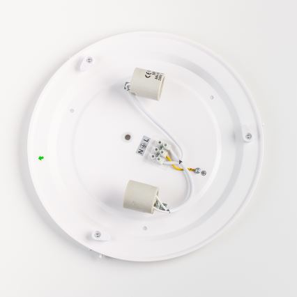 Brilagi - Φωτιστικό οροφής μπάνιου POOL 2xE27/15W/230V Ø 30 εκ. IP54 λευκό