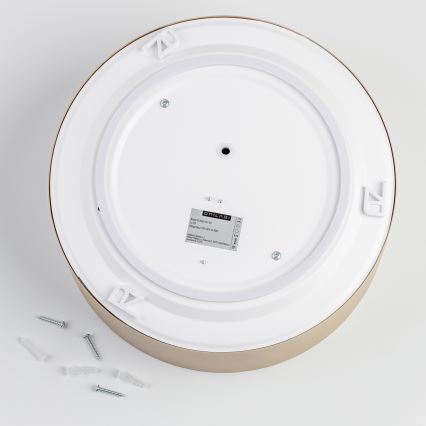 Brilagi - Φωτιστικό οροφής μπάνιου POOL, 2xE27/15W/230V, Ø 30 εκ., IP54, μπεζ