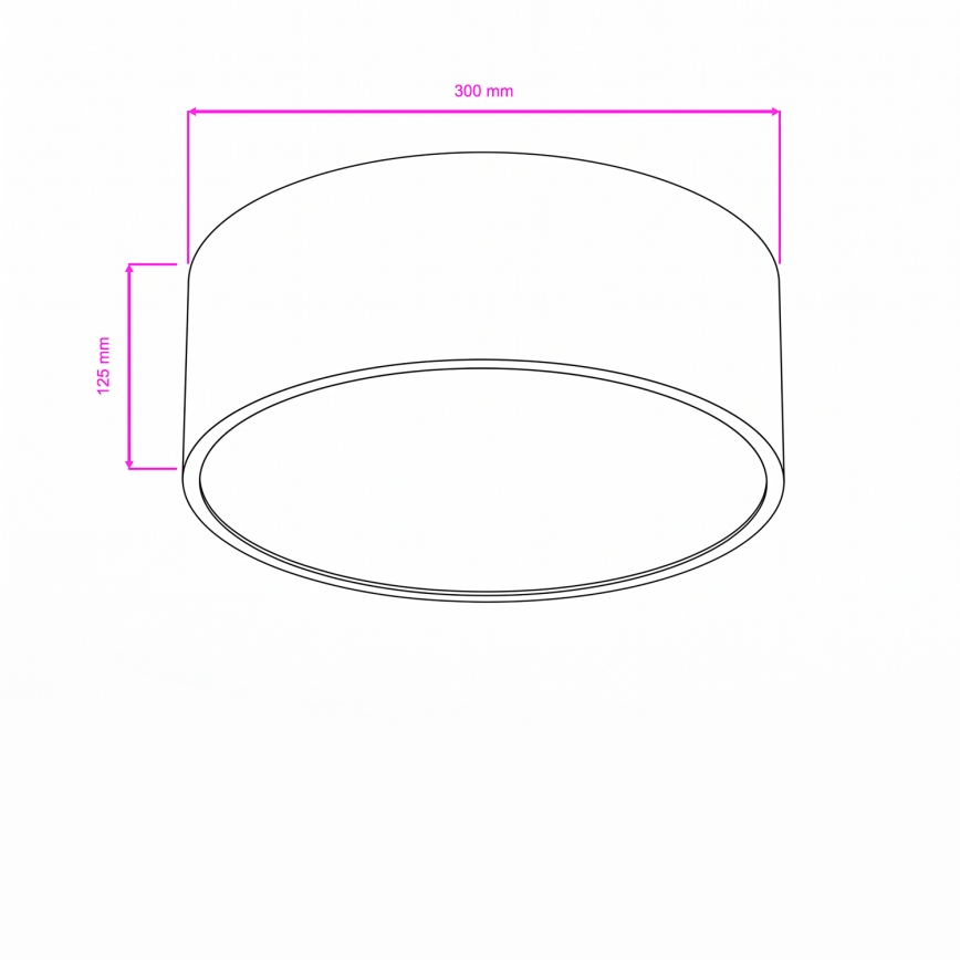 Brilagi - Φωτιστικό οροφής μπάνιου POOL, 2xE27/15W/230V, Ø 30 εκ., IP54, μπεζ