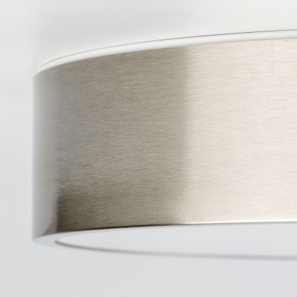 Brilagi - Φωτιστικό οροφής LED για μπάνιο POOL LED/24W/230V 3000/4000/5500K Ø 30 cm IP54 ματ χρώμιο
