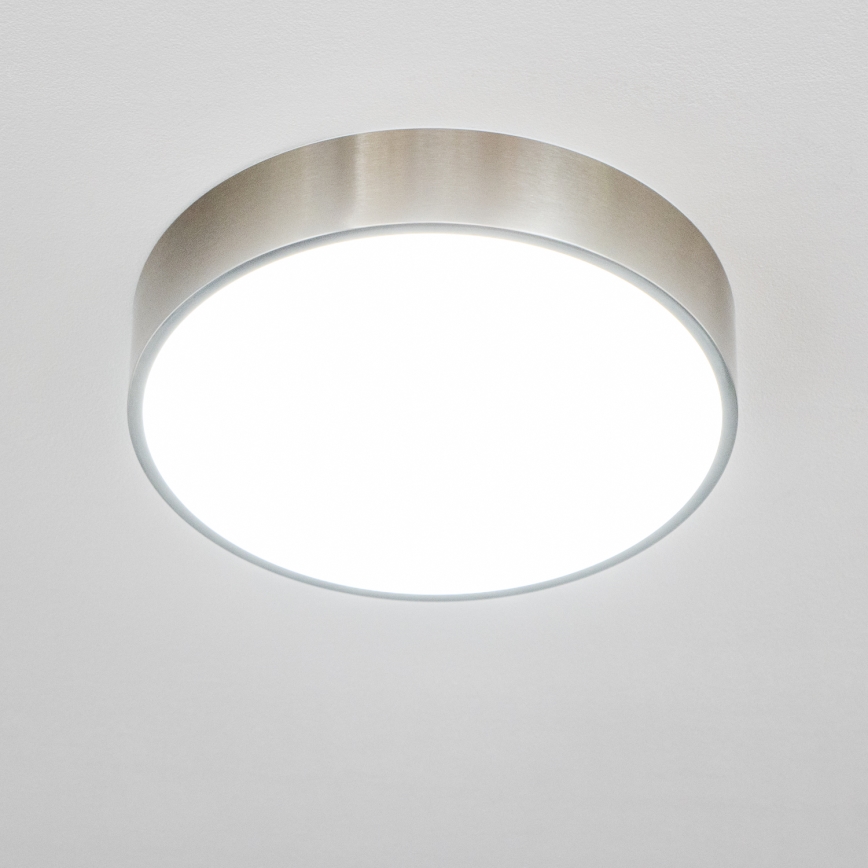 Brilagi - Φωτιστικό οροφής LED για μπάνιο POOL LED/24W/230V 3000/4000/5500K Ø 30 cm IP54 ματ χρώμιο