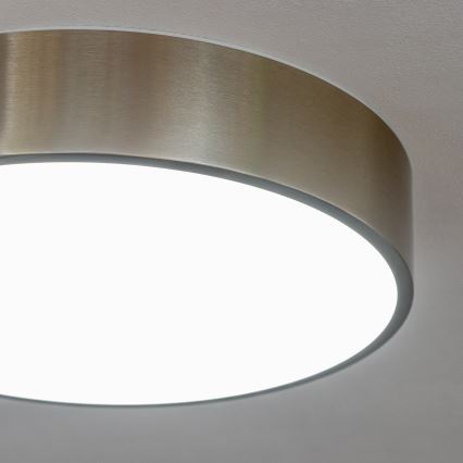Brilagi - Φωτιστικό οροφής LED για μπάνιο POOL LED/24W/230V 3000/4000/5500K Ø 30 cm IP54 ματ χρώμιο