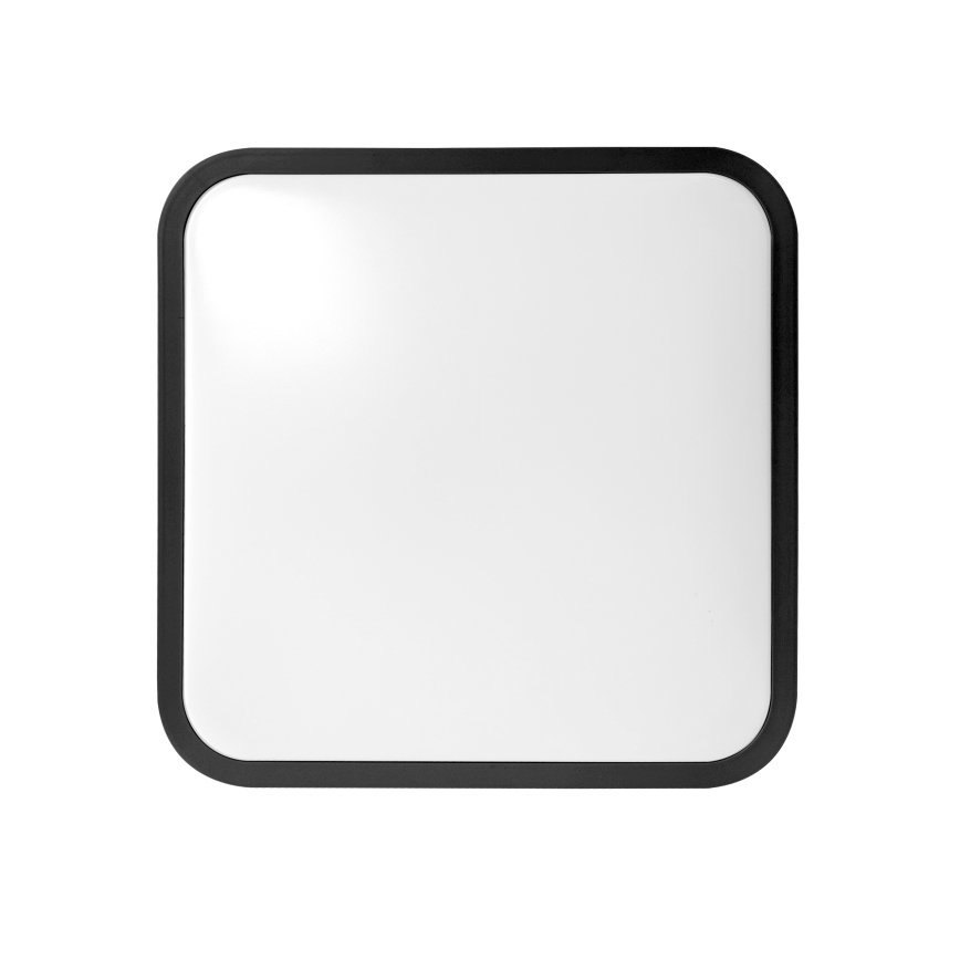 Brilagi - Φωτιστικό οροφής μπάνιου ZENNA LED/12W/230V 24x24 cm IP44 μαύρο