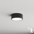 Brilagi - Φωτιστικό οροφής με αισθητήρα CLARE 1xE27/40W/230V διάμετρος 20 cm μαύρο