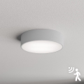 Brilagi - Φωτιστικό οροφής με αισθητήρα CLARE 2xE27/24W/230V διάμετρος 30 cm γκρι