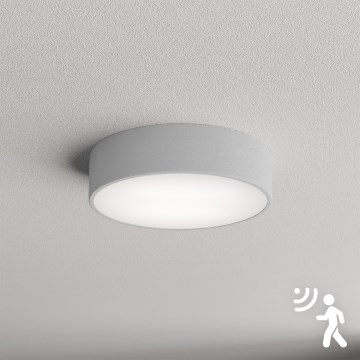 Brilagi - Φωτιστικό οροφής με αισθητήρα CLARE 2xE27/40W/230V διάμετρος 30 cm γκρι