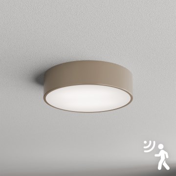 Brilagi - Φωτιστικό οροφής με αισθητήρα CLARE 2xE27/40W/230V διάμετρος 30 cm μπεζ