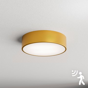 Brilagi - Φωτιστικό οροφής με αισθητήρα CLARE 2xE27/40W/230V διάμετρος 30 cm χρυσαφί