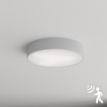 Brilagi - Φωτιστικό οροφής με αισθητήρα CLARE 3xE27/24W/230V διάμετρος 40 cm γκρι