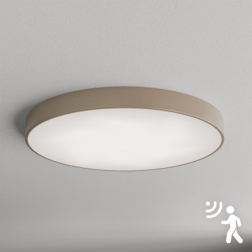 Brilagi - Φωτιστικό οροφής με αισθητήρα CLARE 6xE27/24W/230V διάμετρος 80 cm μπεζ