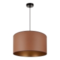 Brilagi - Φωτιστικό οροφής με καλώδιο OREGON ROLLER VEGE 1xE27/15W/230V διάμ. 45 εκ. καφέ