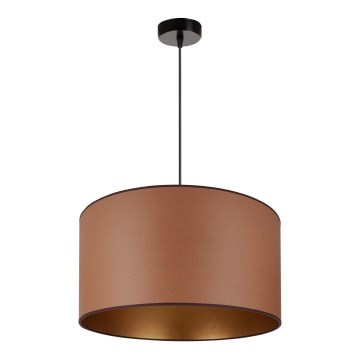 Brilagi - Φωτιστικό οροφής με καλώδιο OREGON ROLLER VEGE 1xE27/15W/230V διάμ. 45 εκ. καφέ