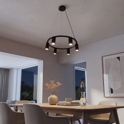 BRILAGI - Φωτιστικό οροφής με καλώδιο SELE 6xGU10/30W/230V μαύρο