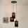 Brilagi - Φωτιστικό οροφής με καλώδιο TUBES 3xE27/15W/230V μαύρο