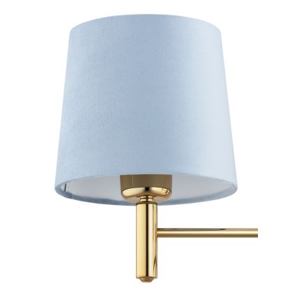 Brilagi - Φωτιστικό οροφής με ράβδο MONTE 5xE27/60W/230V μπλε/χρυσό