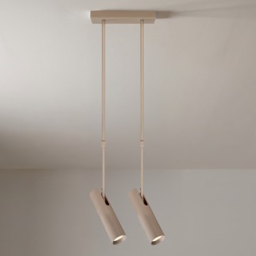 Brilagi - Φωτιστικό οροφής με ράβδο SELE 2xGU10/30W/230V μπεζ