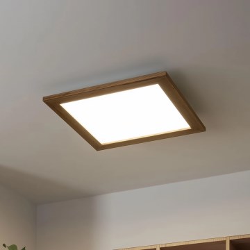 Brilagi - Φωτιστικό οροφής LED SLIMFRAME WOOD LED/36W/230V 49,5x49,5 cm καφέ