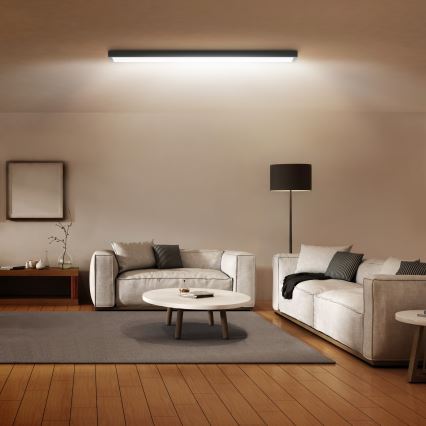 Brilagi- Φωτιστικό οροφής μπάνιου LED FRAME LED/40W/230V 120x30 cm IP44 μαύρο
