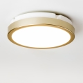 Brilagi - Φωτιστικό οροφής μπάνιου LED PERA LED/18W/230V διάμετρος 22 cm IP65 χρυσαφί