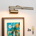 Brilagi - Φωτιστικό πίνακα LED DANAE 2xE14/4W/230V 3000K μπρονζέ