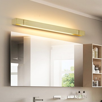 Brilagi - Φωτισμός καθρέφτη μπάνιου LED AQUA LINE LED/24W/230V 90 cm IP44 χρυσό CRI 90