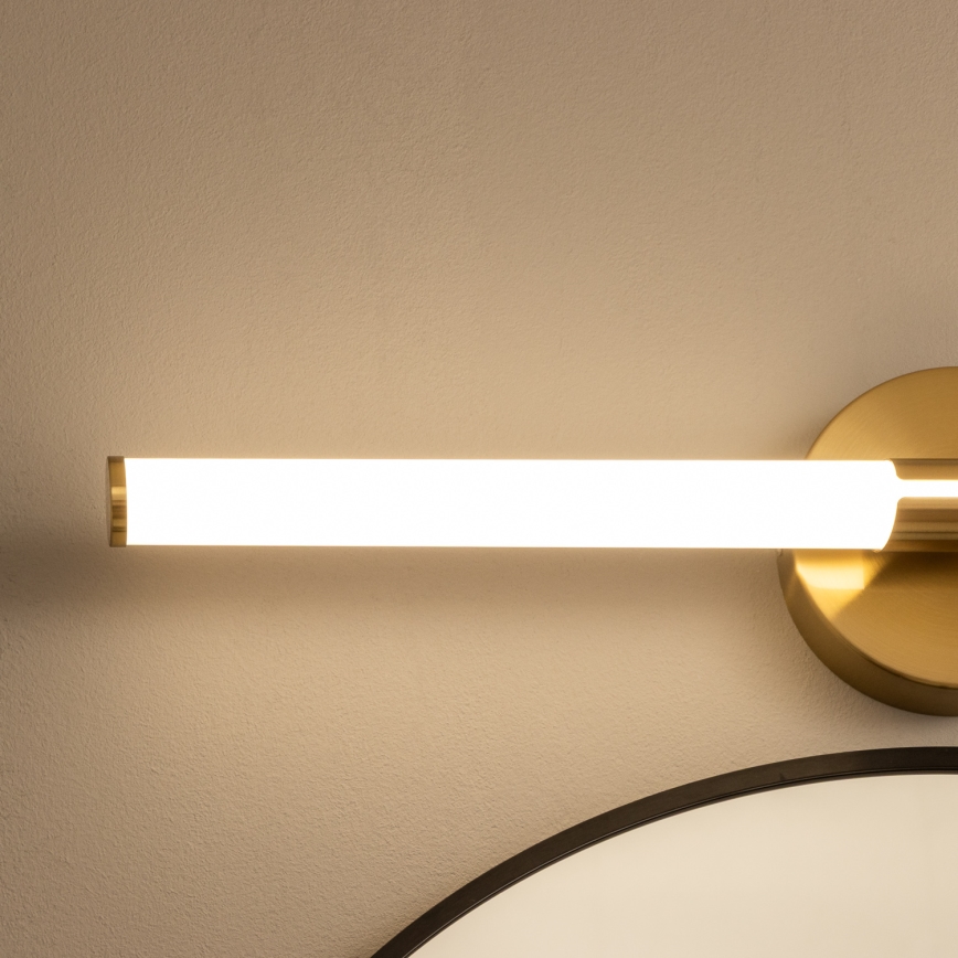 Brilagi - LED φωτιστικό καθρέφτη μπάνιου LARA LED/10W/230V 60 cm IP44 χρυσό