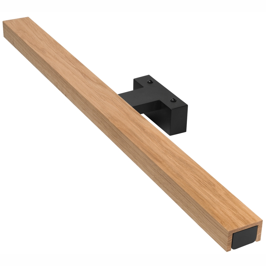 Brilagi - Φωτισμός καθρέφτη μπάνιου LED WOODY MIRROR LED/12W/230V 60 cm IP44 δρυς/μαύρο