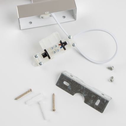 Brilagi - Φωτισμός καθρέφτη μπάνιου LED WOODY MIRROR LED/12W/230V 60 cm IP44 δρυς/γυαλιστερό χρώμιο