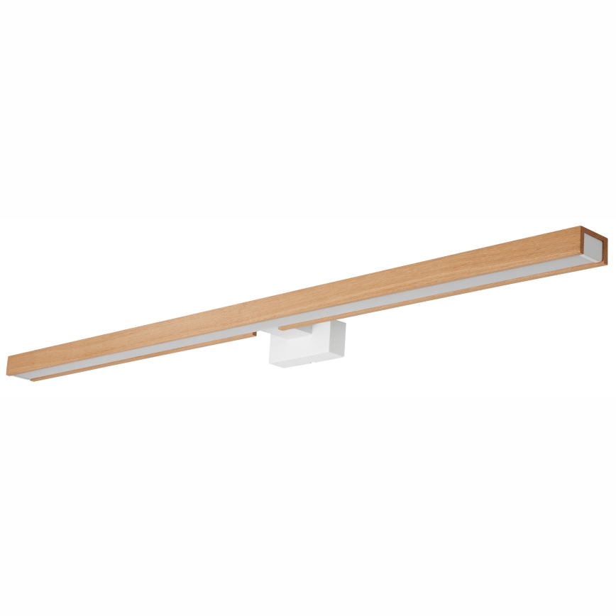 Brilagi - Φωτισμός καθρέφτη μπάνιου LED WOODY MIRROR LED/15W/230V 90 cm IP44 δρυς/λευκό