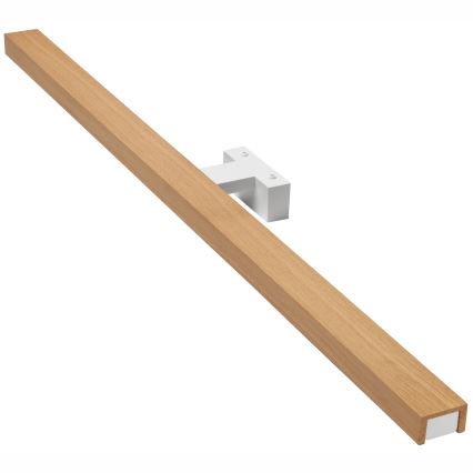 Brilagi - Φωτισμός καθρέφτη μπάνιου LED WOODY MIRROR LED/15W/230V 90 cm IP44 δρυς/λευκό