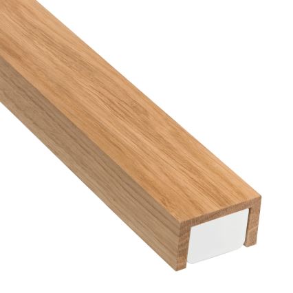 Brilagi - Φωτισμός καθρέφτη μπάνιου LED WOODY MIRROR LED/15W/230V 90 cm IP44 δρυς/λευκό