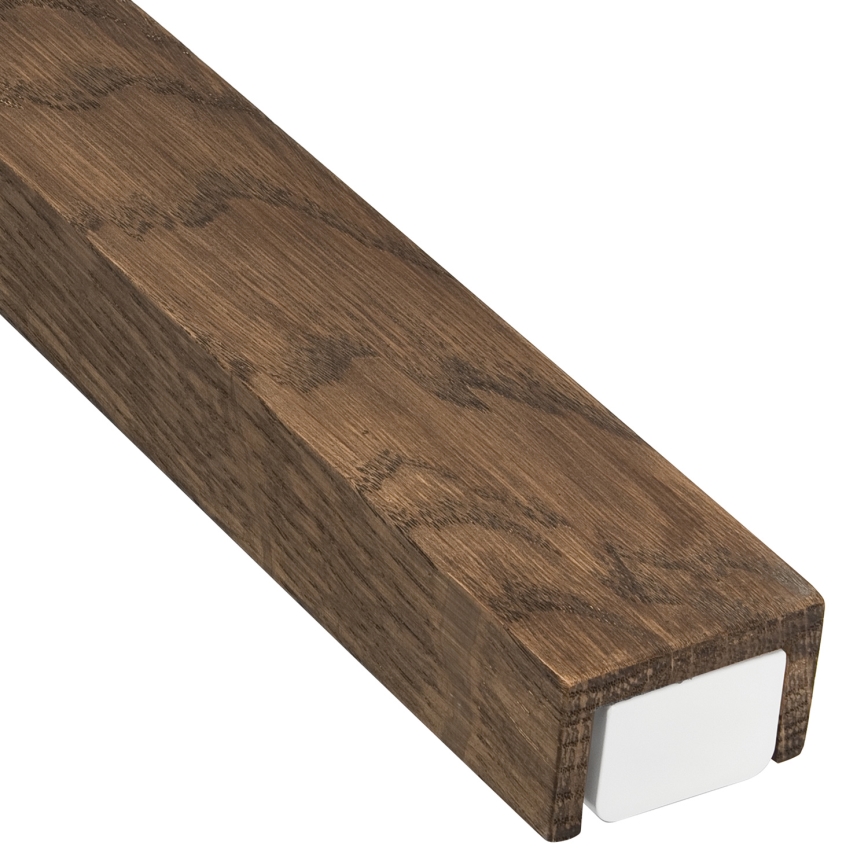 Brilagi - Φωτισμός καθρέφτη μπάνιου LED WOODY MIRROR LED/15W/230V 90 cm IP44 δρυς καρυδιά/λευκό