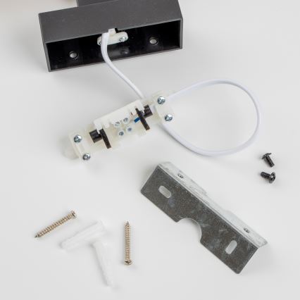 Brilagi - Φωτισμός καθρέφτη μπάνιου LED WOODY MIRROR LED/15W/230V 90 cm IP44 δρυς καρυδιά/μαύρο