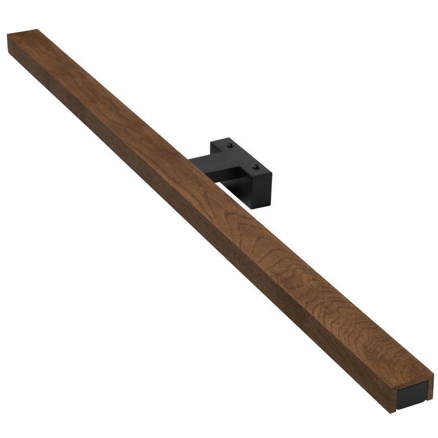 Brilagi - Φωτισμός καθρέφτη μπάνιου LED WOODY MIRROR LED/15W/230V 90 cm IP44 δρυς κερασιά/μαύρο