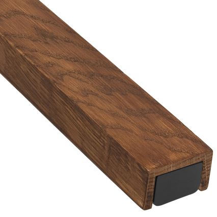 Brilagi - Φωτισμός καθρέφτη μπάνιου LED WOODY MIRROR LED/15W/230V 90 cm IP44 δρυς κερασιά/μαύρο