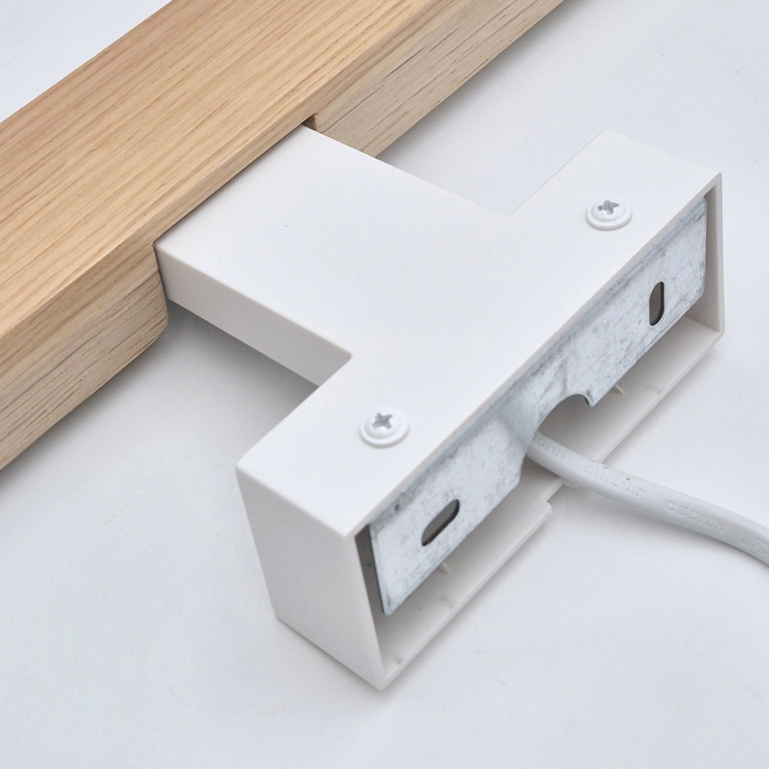 Brilagi - Φωτισμός καθρέφτη μπάνιου LED WOODY MIRROR LED/8W/230V 40 cm IP44 δρυς/λευκό