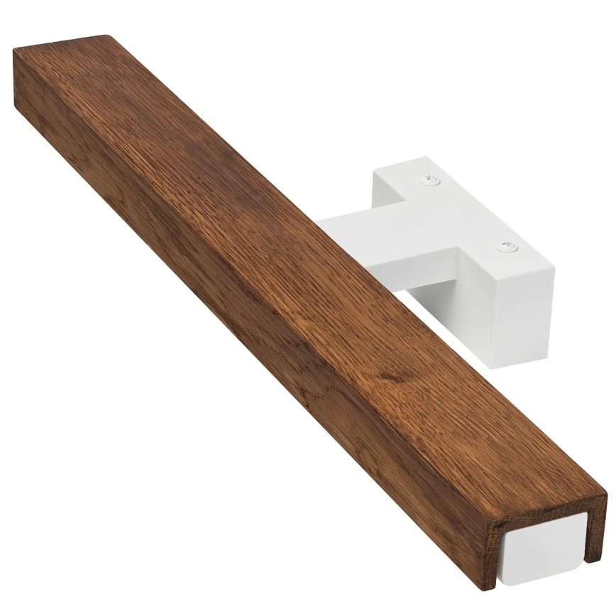 Brilagi - Φωτισμός καθρέφτη μπάνιου LED WOODY MIRROR LED/8W/230V 40 cm IP44 δρυς κερασιά/λευκό