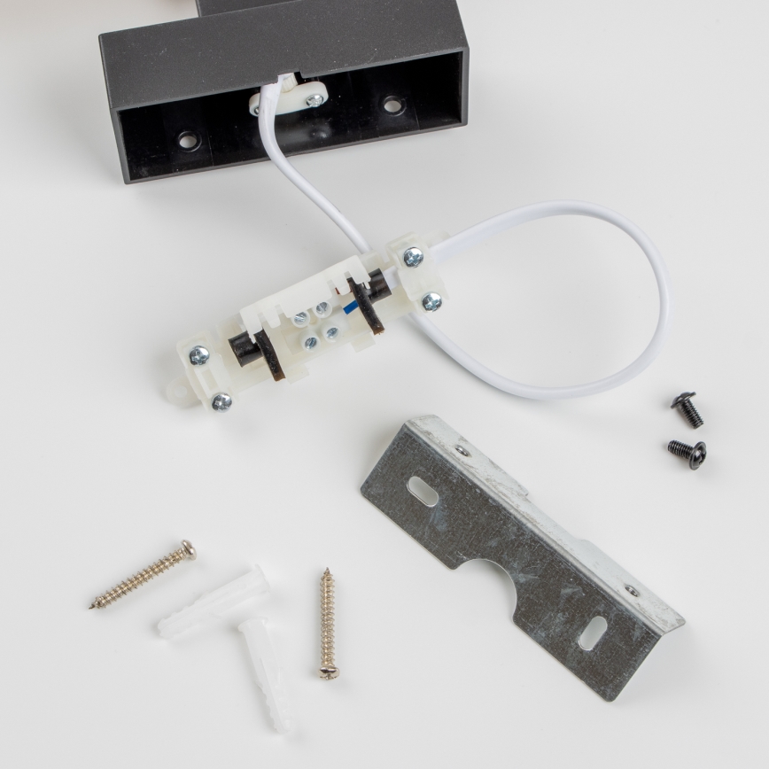 Brilagi - Φωτισμός καθρέφτη μπάνιου LED WOODY MIRROR LED/8W/230V 40 cm IP44 δρυς/μαύρο