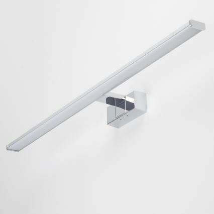 Brilagi - LED φωτισμός καθρέφτη μπάνιου 3 σε 1 VESTRA LED/15W/230V 80 cm IP44 γυαλιστερό χρώμιο