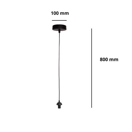 BRILAGI - Καλώδιο τροφοδοσίας PARTY 1xE14/60W/230V μαύρο