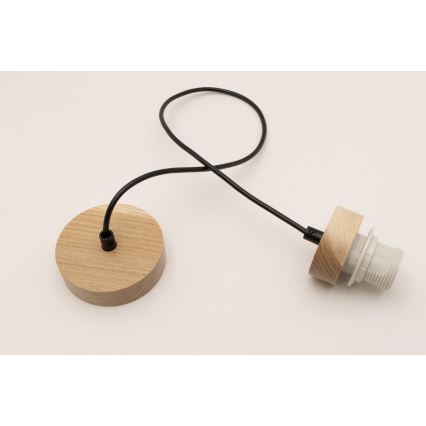 Brilagi - Καλώδιο τροφοδοσίας PARTY 1xE27/60W/230V, Ø 10 cm, δρυς