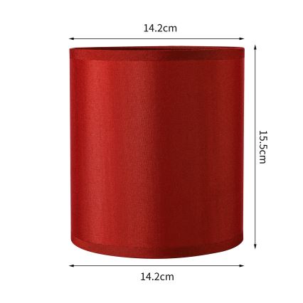 Brilagi - Καπέλο φωτιστικού universal NUBILA E27 15,5x14 εκ. κόκκινο