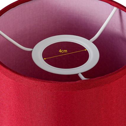 Brilagi - Universal φωτιστικό NUBILA E27 15,5x14 εκ. Πομπηϊκό κόκκινο