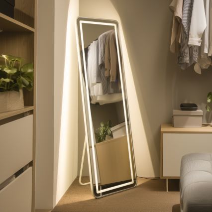 Brilagi - Καθρέφτης δαπέδου BELLEZA LED/42W/230V 160x50 cm IP44 CRI 90 ρυθμιζόμενος + CCT