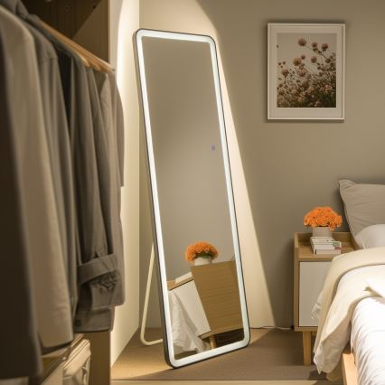 Brilagi - Καθρέφτης δαπέδου ELEGANZA LED/42W/230V 160x50 cm IP44 CRI 90 με δυνατότητα ρύθμισης + CCT